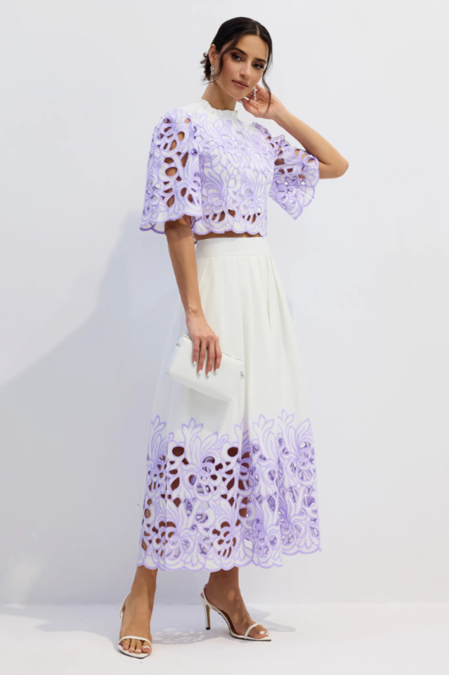 Kelly Floral Embroidered Set