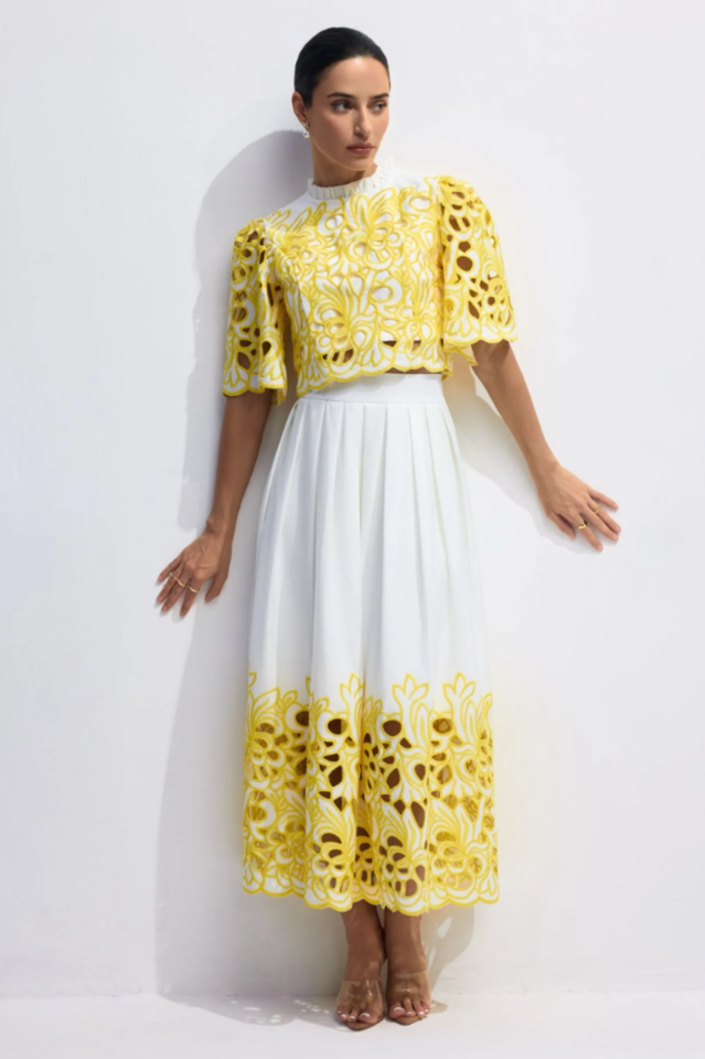 Kelly Floral Embroidered Set