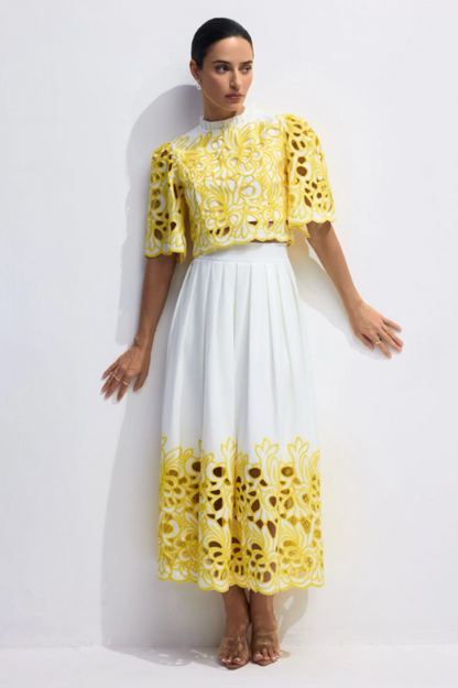 Kelly Floral Embroidered Set