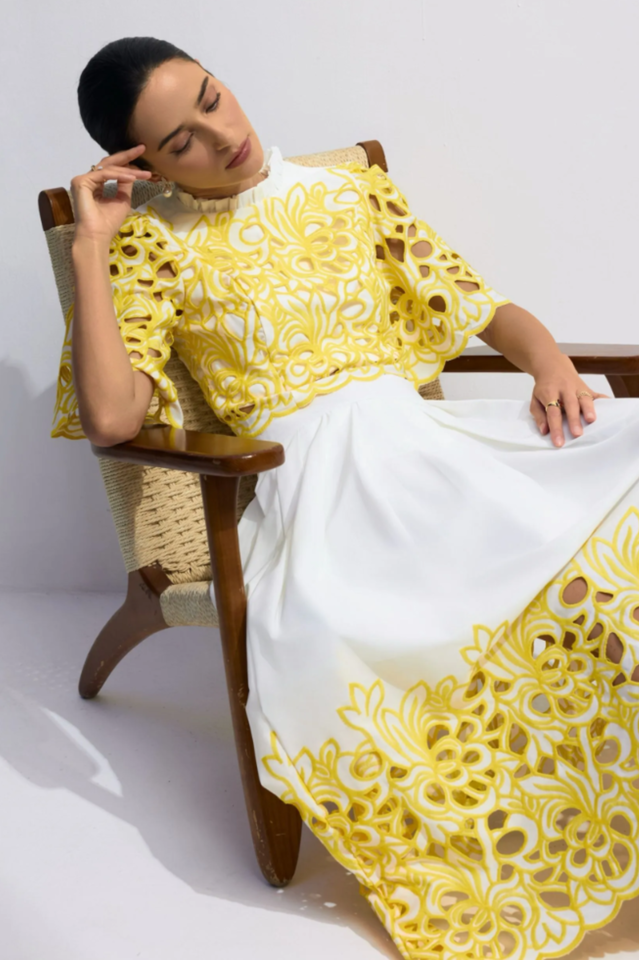 Kelly Floral Embroidered Set