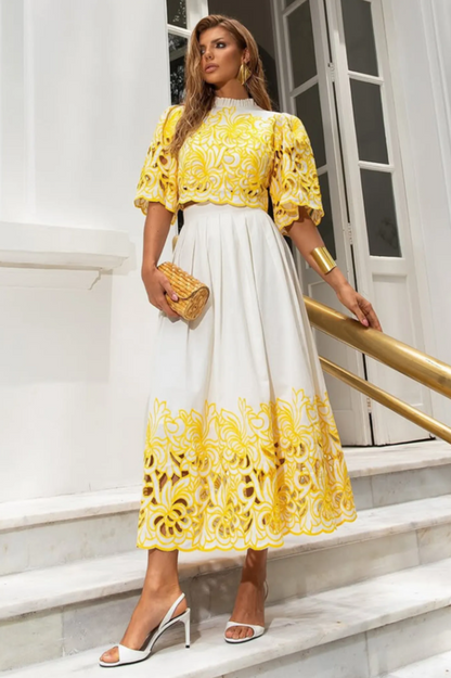 Kelly Floral Embroidered Set