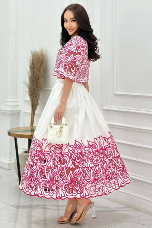 Kelly Floral Embroidered Set