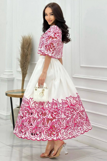 Kelly Floral Embroidered Set