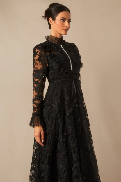 Alice Floral Lace Maxi Dress