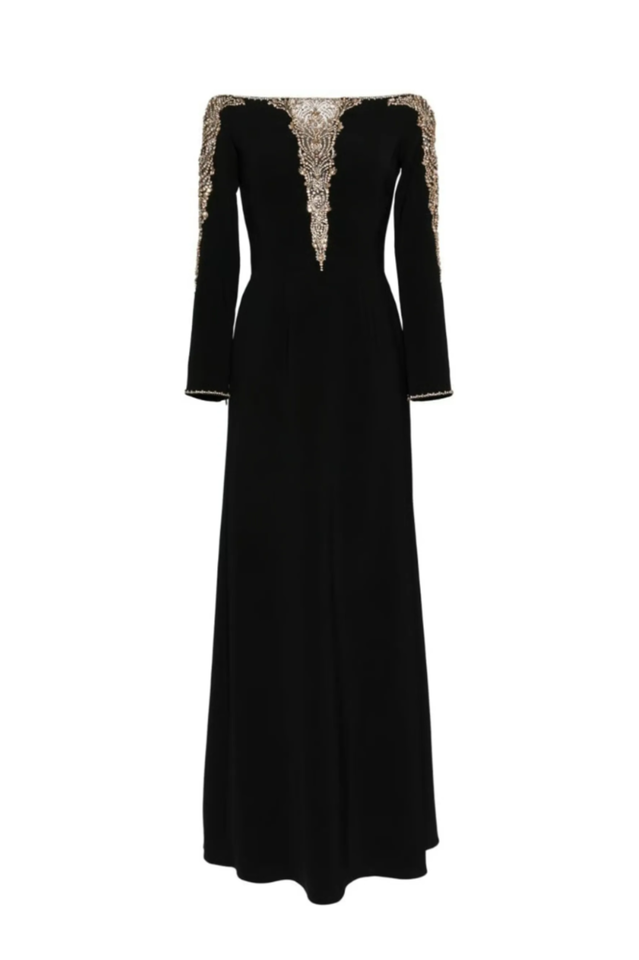 Laila Rhinestone Embellished Maxi Dress