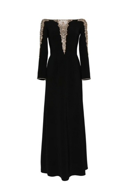 Laila Rhinestone Embellished Maxi Dress