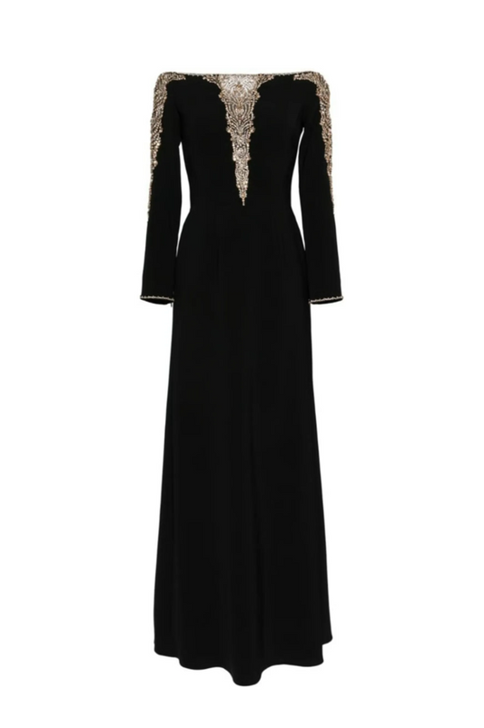 Laila Rhinestone Embellished Maxi Dress