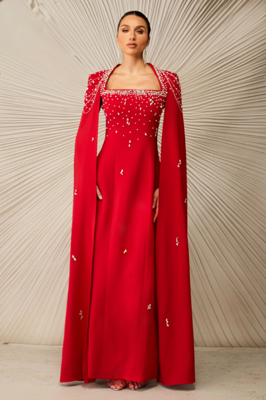 Diana Crystal Embellished Maxi Dress