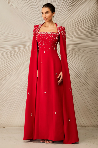 Diana Crystal Embellished Maxi Dress