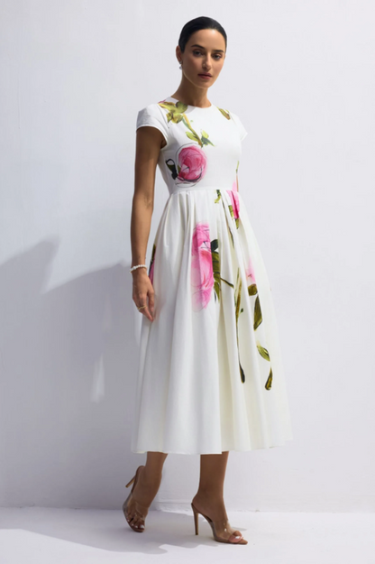 Lindsay Rose Printed Midi Dress