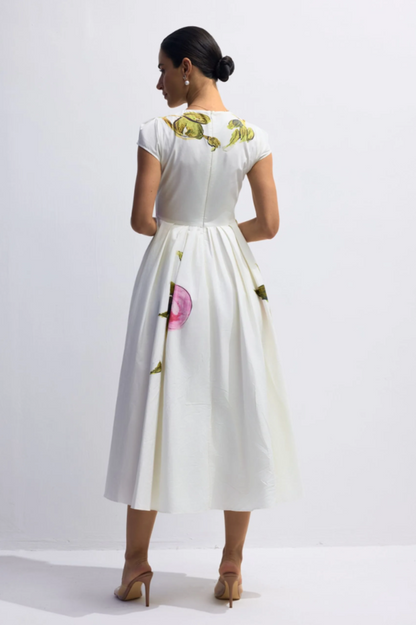 Lindsay Rose Printed Midi Dress