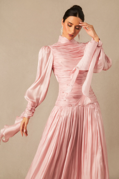 Kinsley Ruched Bodice Maxi Dress