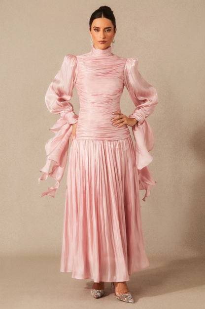 Kinsley Ruched Bodice Maxi Dress