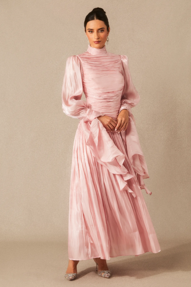 Kinsley Ruched Bodice Maxi Dress