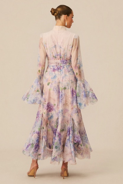 Alessia Floral Print Maxi Dress