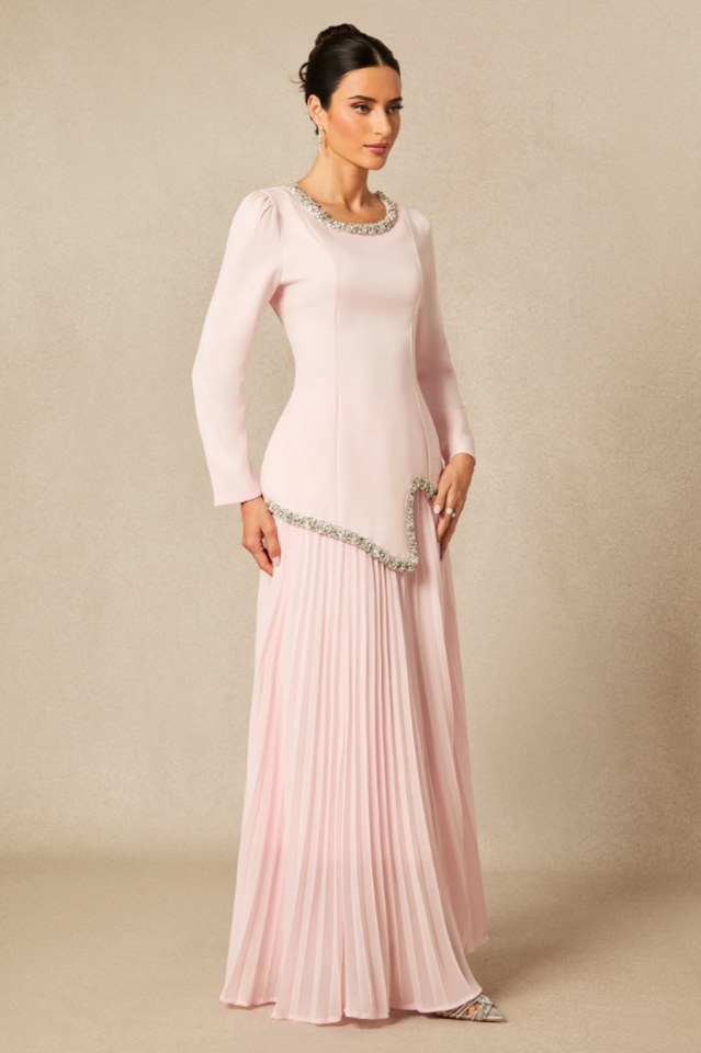 Athena Top & Pleated Skirt Set