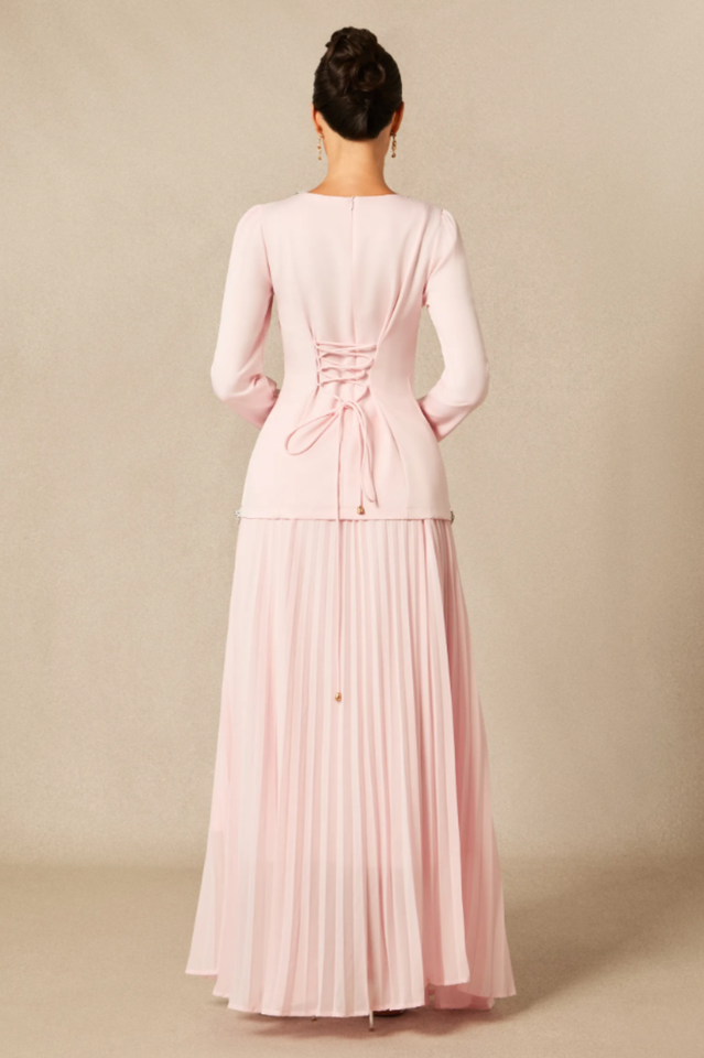 Athena Top & Pleated Skirt Set