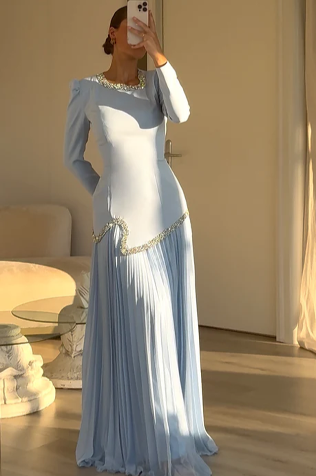 Athena Top & Pleated Skirt Set