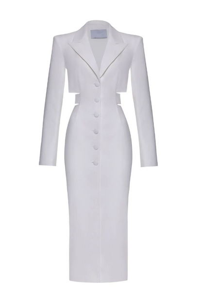 Antonia Cut Out Blazer Midi Dress