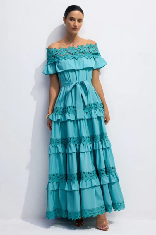 Beth Off Shoulder Tiered Maxi Dress