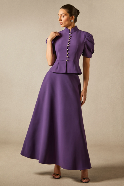 Rosie Puff Sleeve Top & Maxi Skirt Set