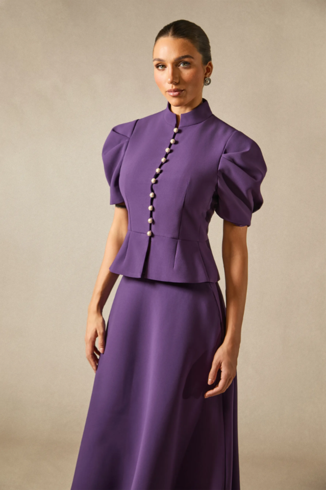 Rosie Puff Sleeve Top & Maxi Skirt Set