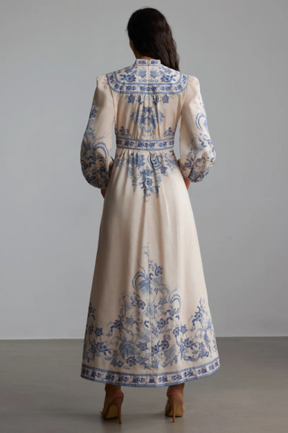 Melody Patterned Print Maxi Dress