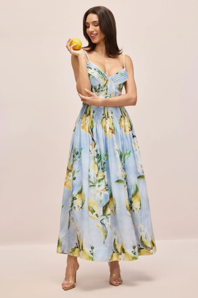 Joyce Spaghetti Strap Maxi Dress