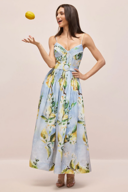 Joyce Spaghetti Strap Maxi Dress