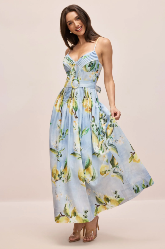 Joyce Spaghetti Strap Maxi Dress