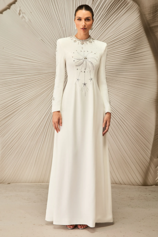 Ramona Crystal Embellished Maxi Dress