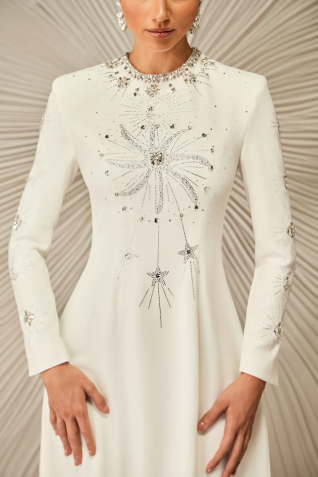 Ramona Crystal Embellished Maxi Dress