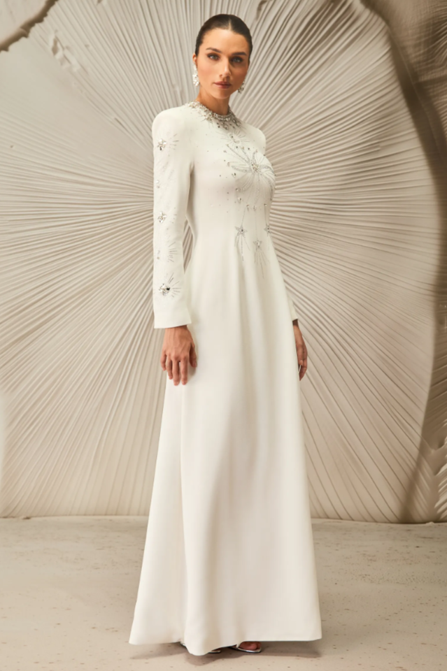 Ramona Crystal Embellished Maxi Dress