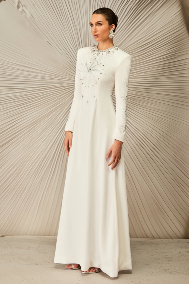 Ramona Crystal Embellished Maxi Dress