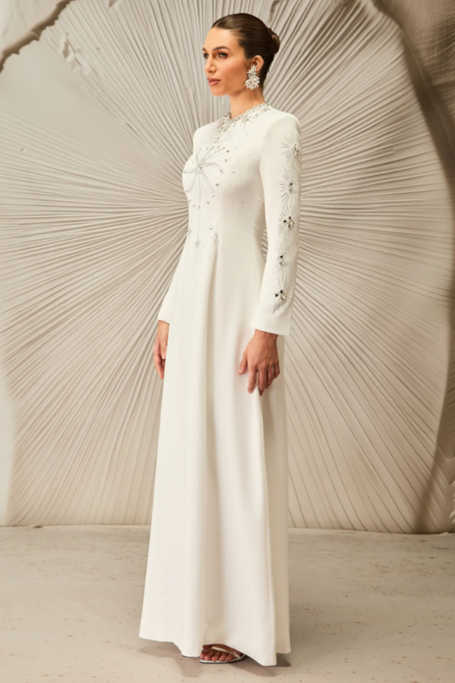 Ramona Crystal Embellished Maxi Dress