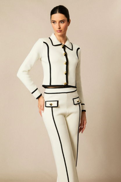 Miranda Cropped Jacket & Pants Set