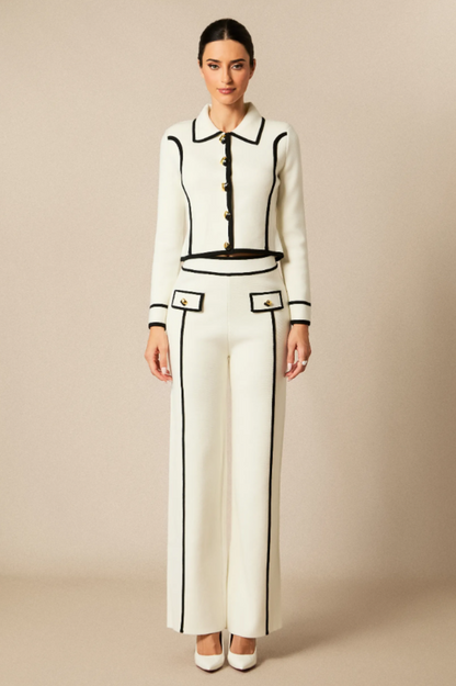 Miranda Cropped Jacket & Pants Set