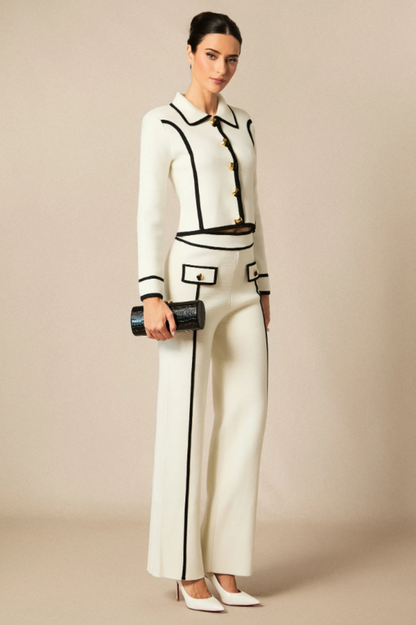 Miranda Cropped Jacket & Pants Set