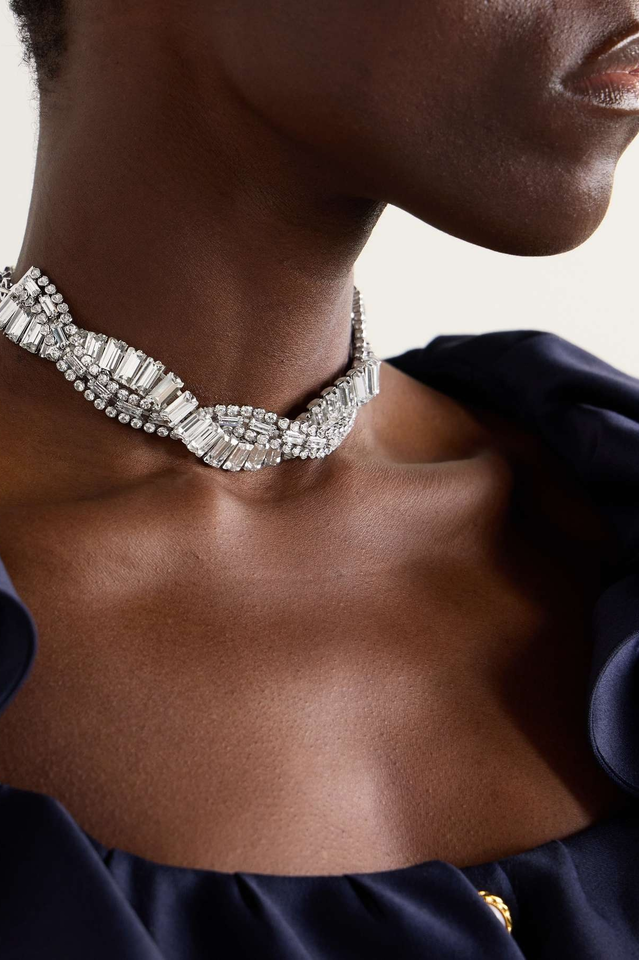 Irma Crystal Embellished Necklace