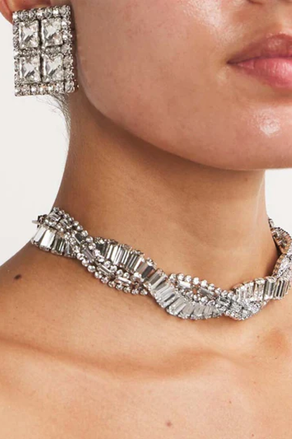 Irma Crystal Embellished Necklace