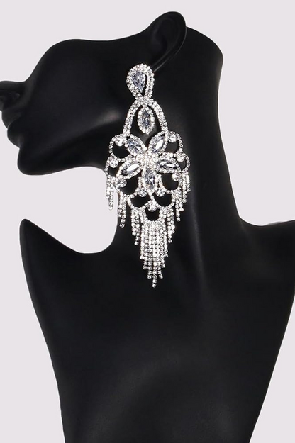 Angelica Diamante Statement Earrings