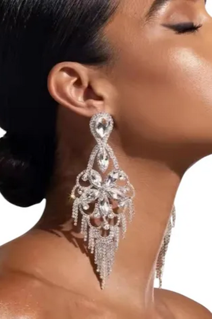 Angelica Diamante Statement Earrings