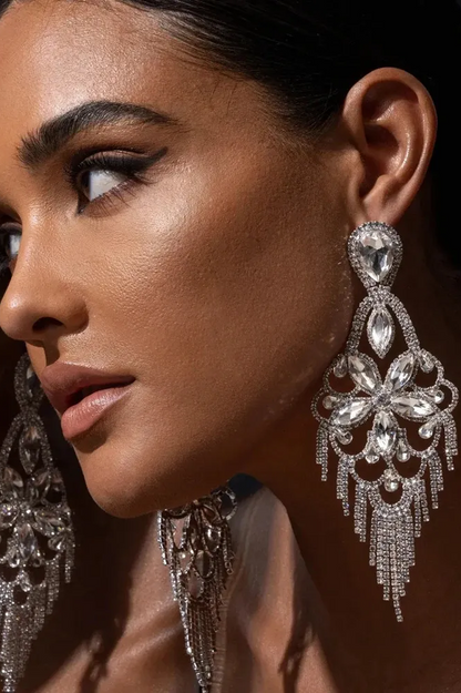 Angelica Diamante Statement Earrings