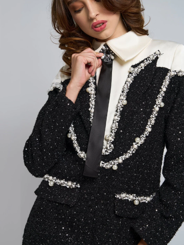 Cassidy Pearl Blazer Dress