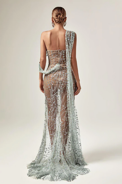 Bailee Split Sequin Maxi Dress