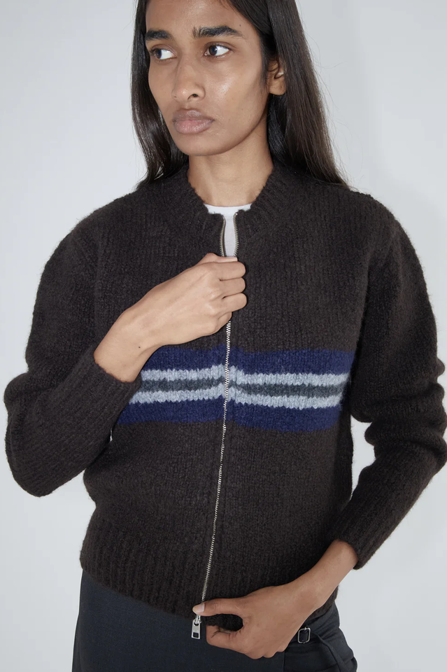 Paloma Wool Striped Zip Knitwear