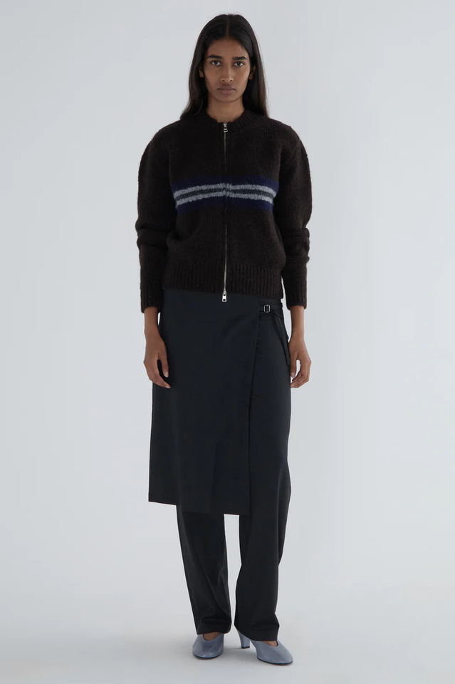 Paloma Wool Striped Zip Knitwear