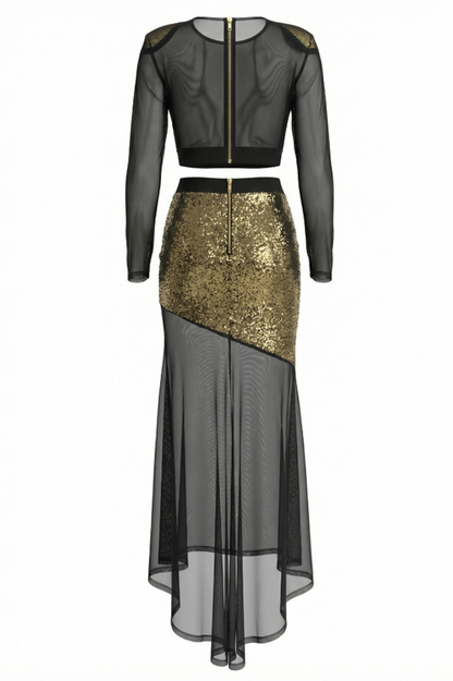 Sequin Mesh Mimicry Set