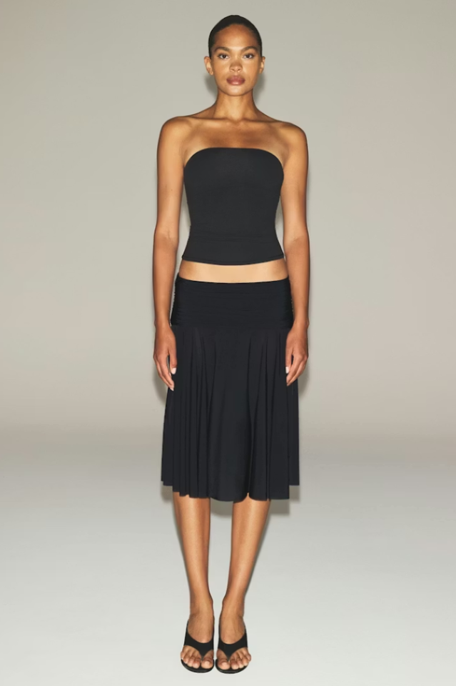 SKIMS Milky Sheer Midi Skirt