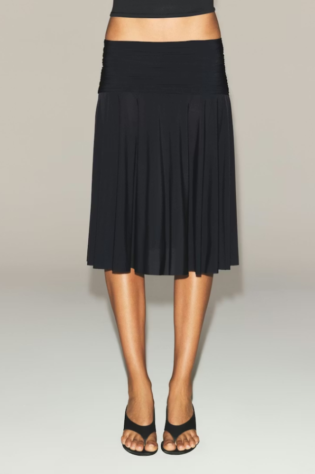 SKIMS Milky Sheer Midi Skirt